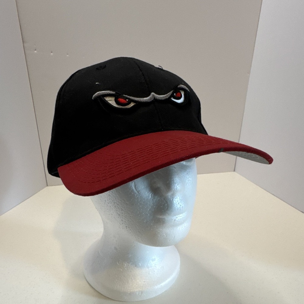 OC Sports Officially Licensed Baseball Cap Hat Black/Red Adjustable OSFM